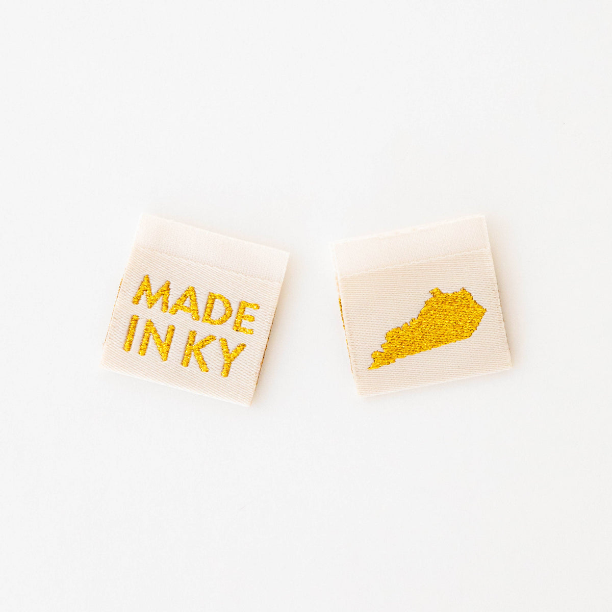 Made in My State Gold Woven Labels: Nevada