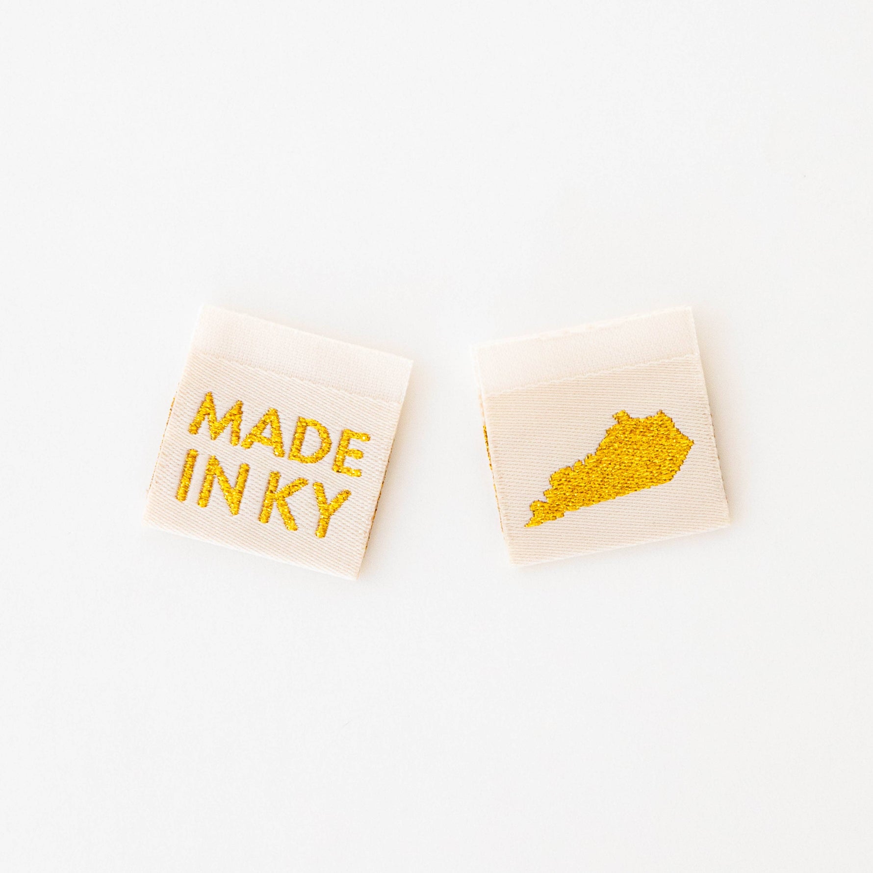 Made in My State Gold Woven Labels: Nevada