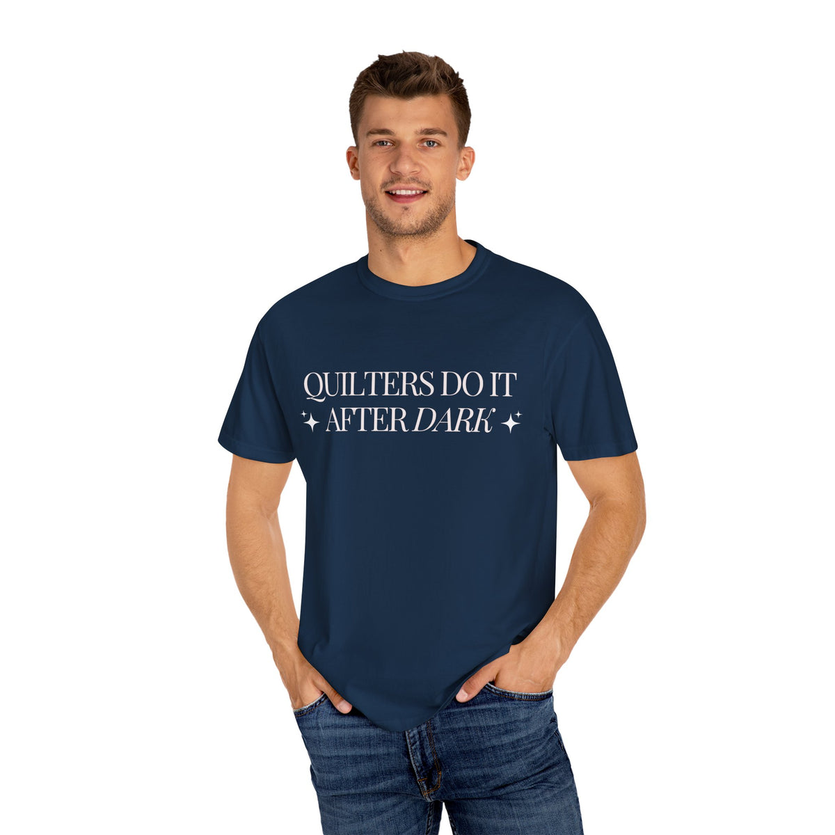 Quilters Do It After Dark Garment-Dyed T-Shirt