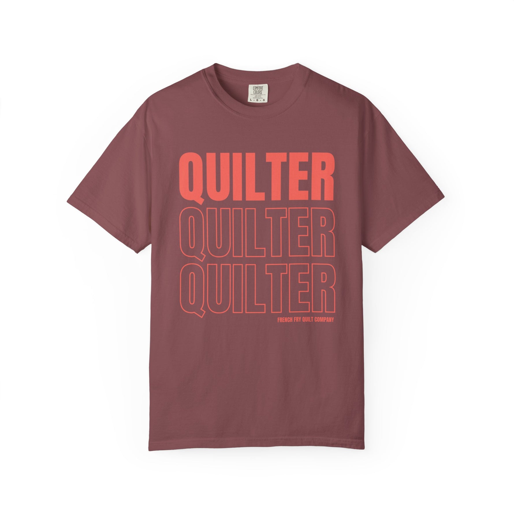 Dark Quilter Soft-Washed T-shirt Brick