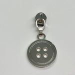 Button Zipper Pulls: Rainbow / 5 pk