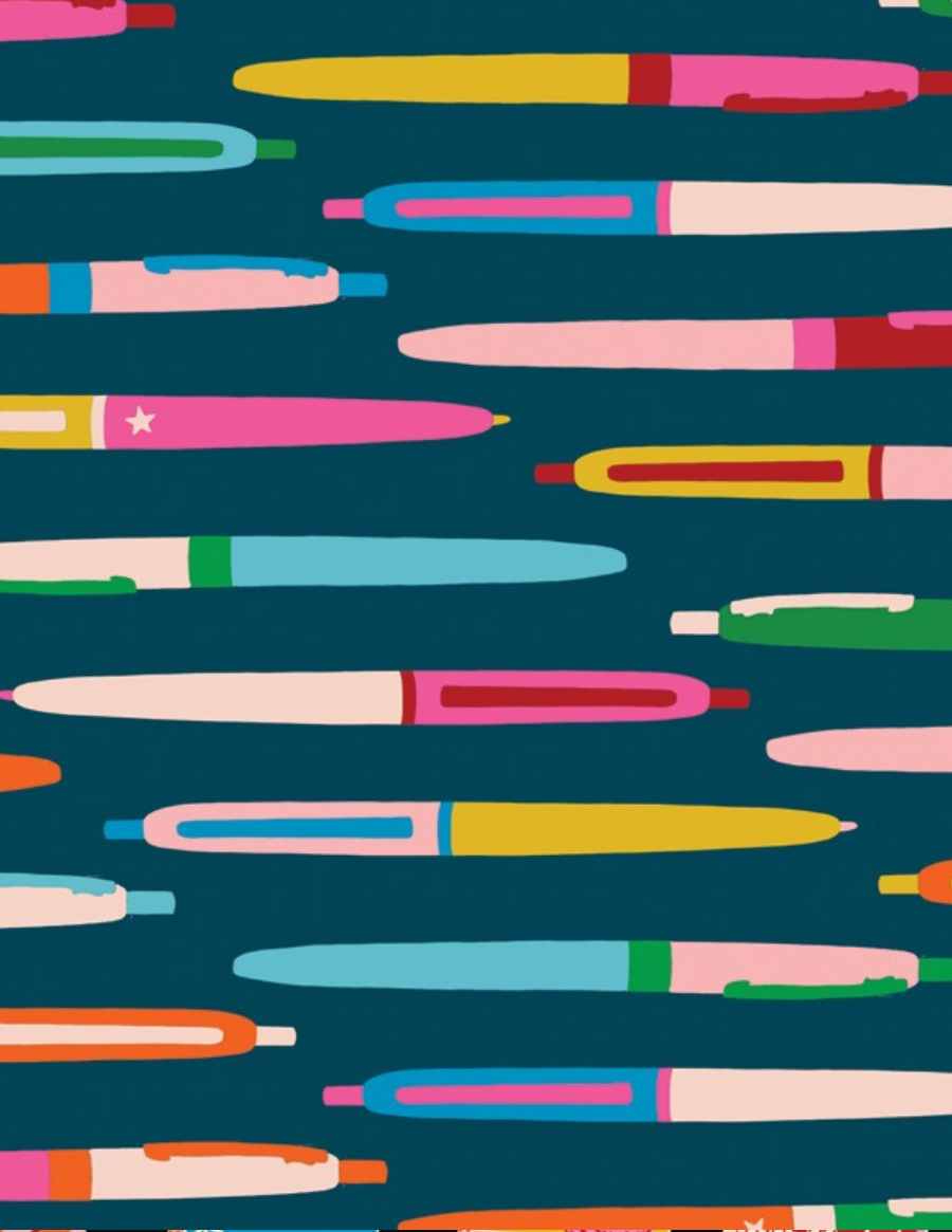 PREORDER TRINKETRY || Pens Galaxy || Cotton Quilting Fabric