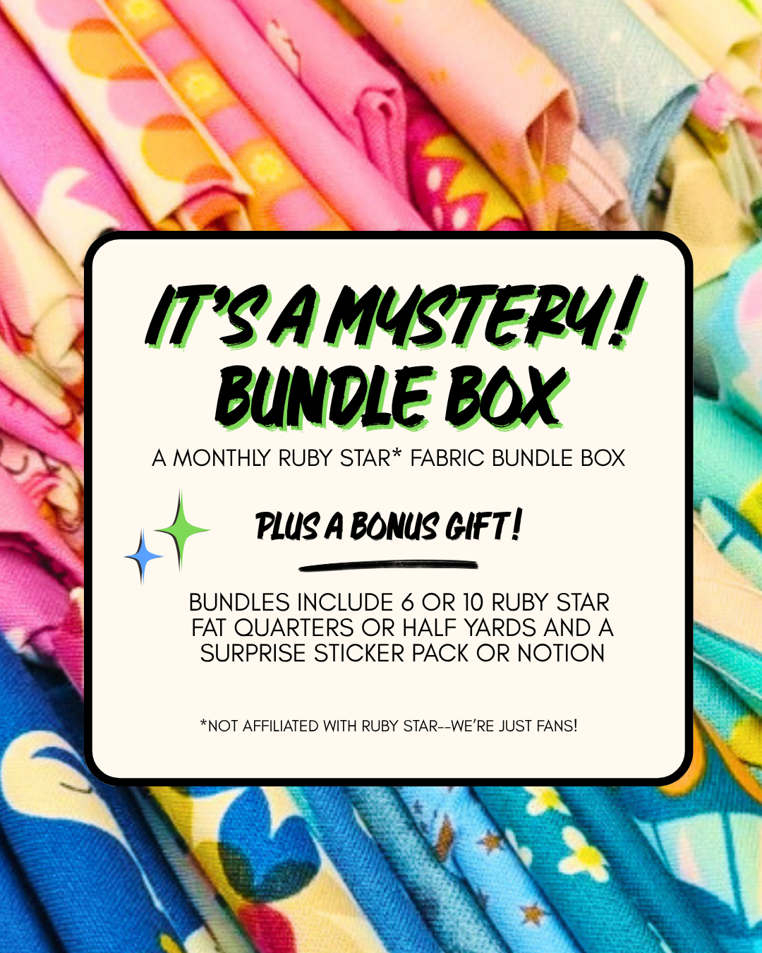 It's a Mystery! Ruby Star Monthly Bundle Box