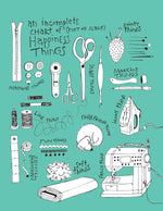 Chart of Happiness Things Notecard