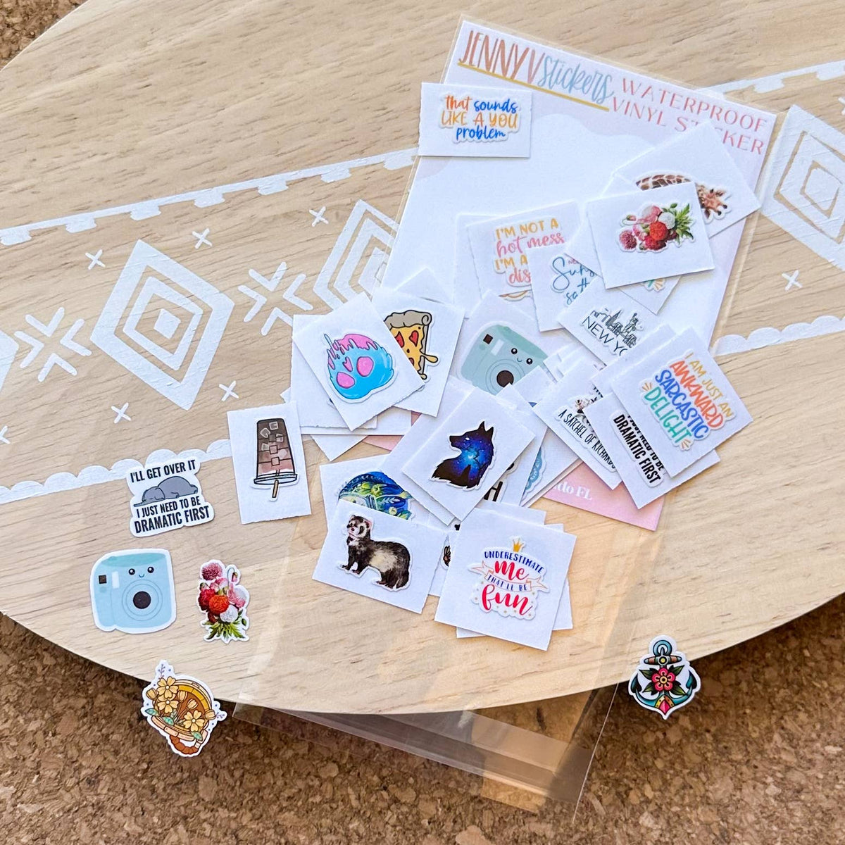 Sticker Confetti Vinyl Mini Sticker Pack