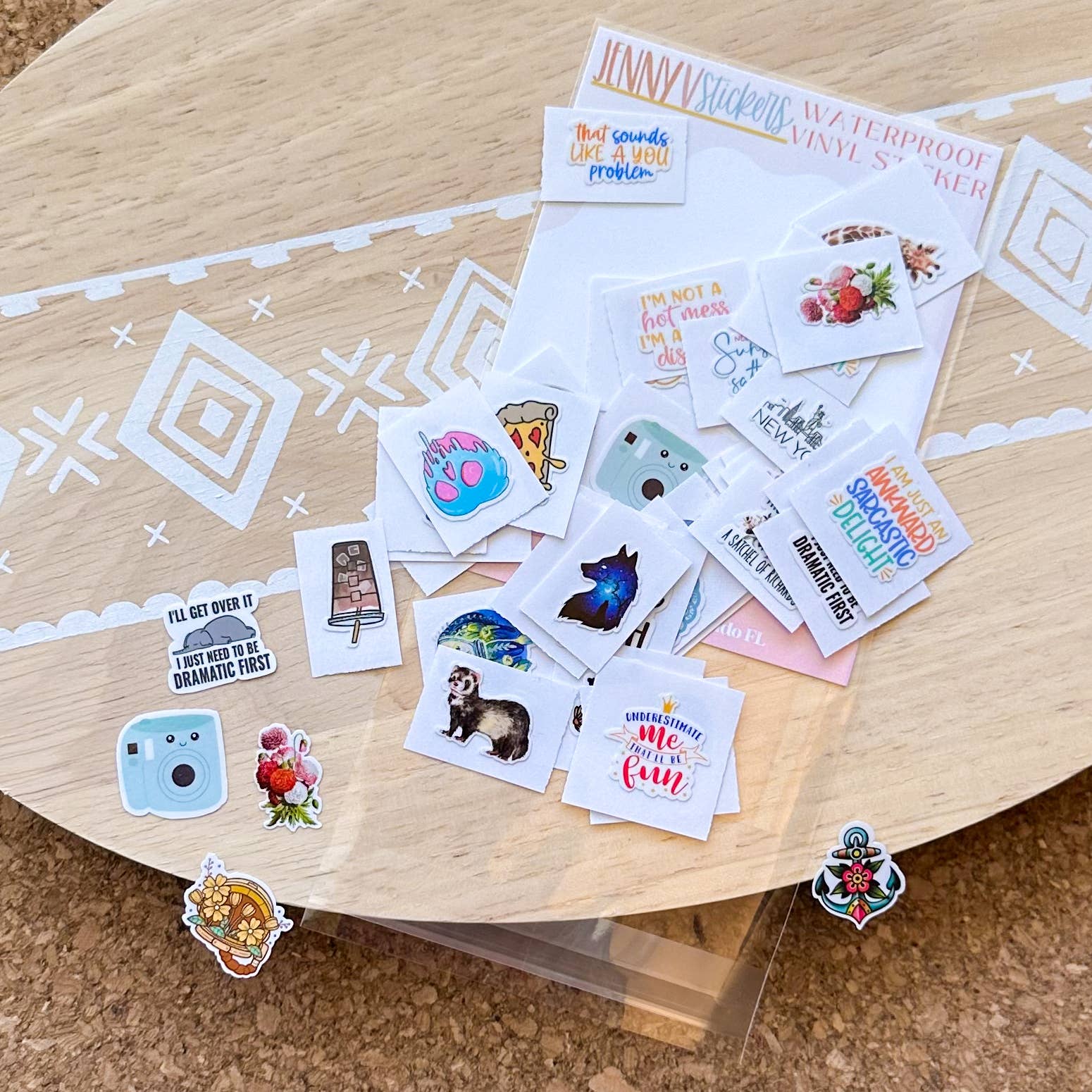 Sticker Confetti Vinyl Mini Sticker Pack