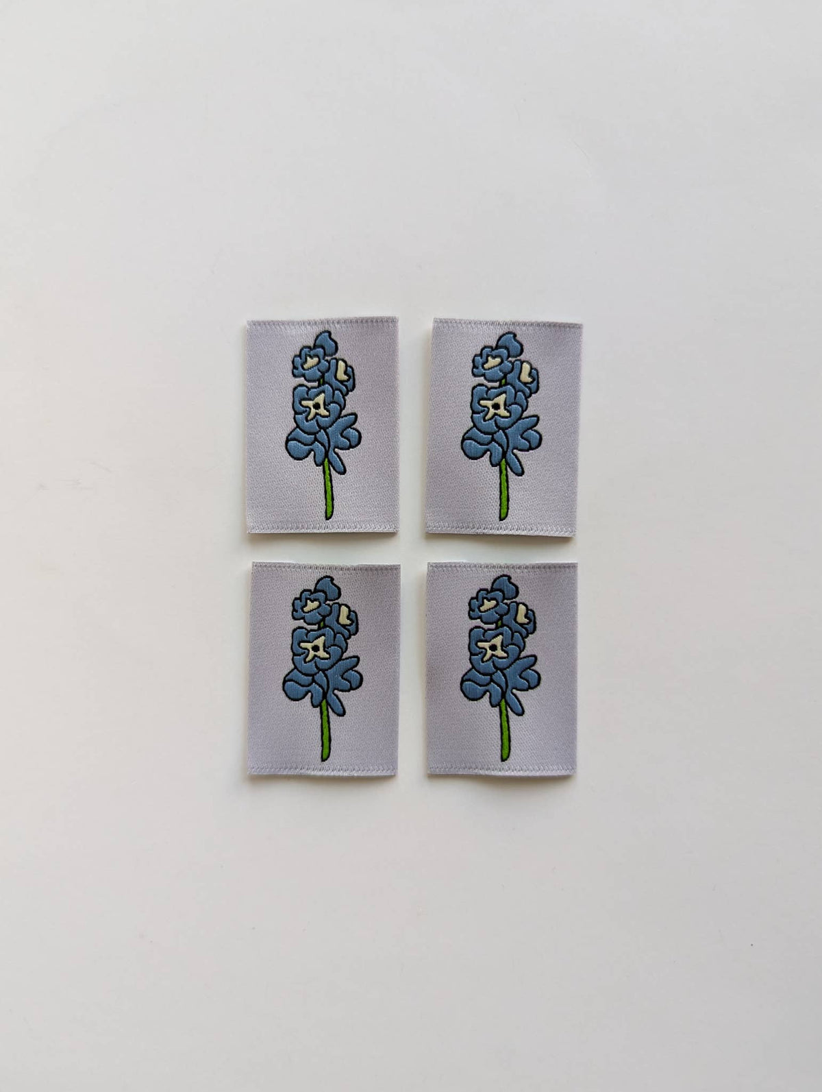 July Delphiniums | Woven Luxe Labels
