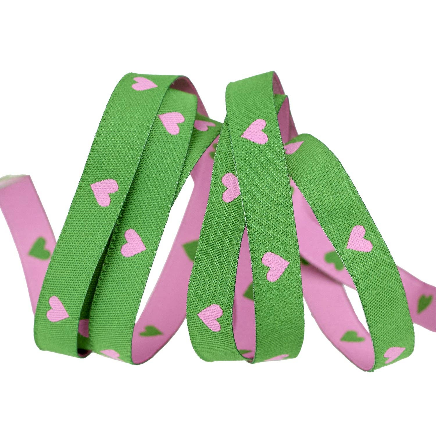 Hearts and Sparks - Hearts in Verdant - 3/8" width - by Melody Miller - BTY