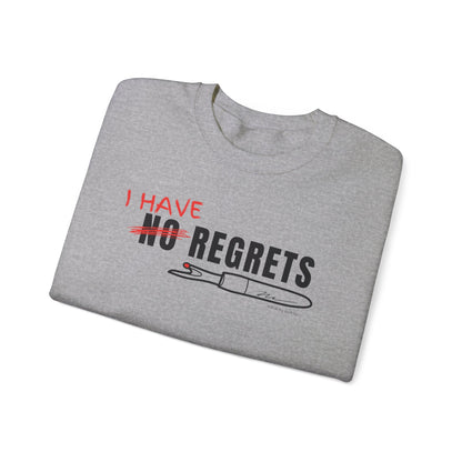 "I Have Regrets" Unisex Heavy Blend™ Crewneck Sweatshirt