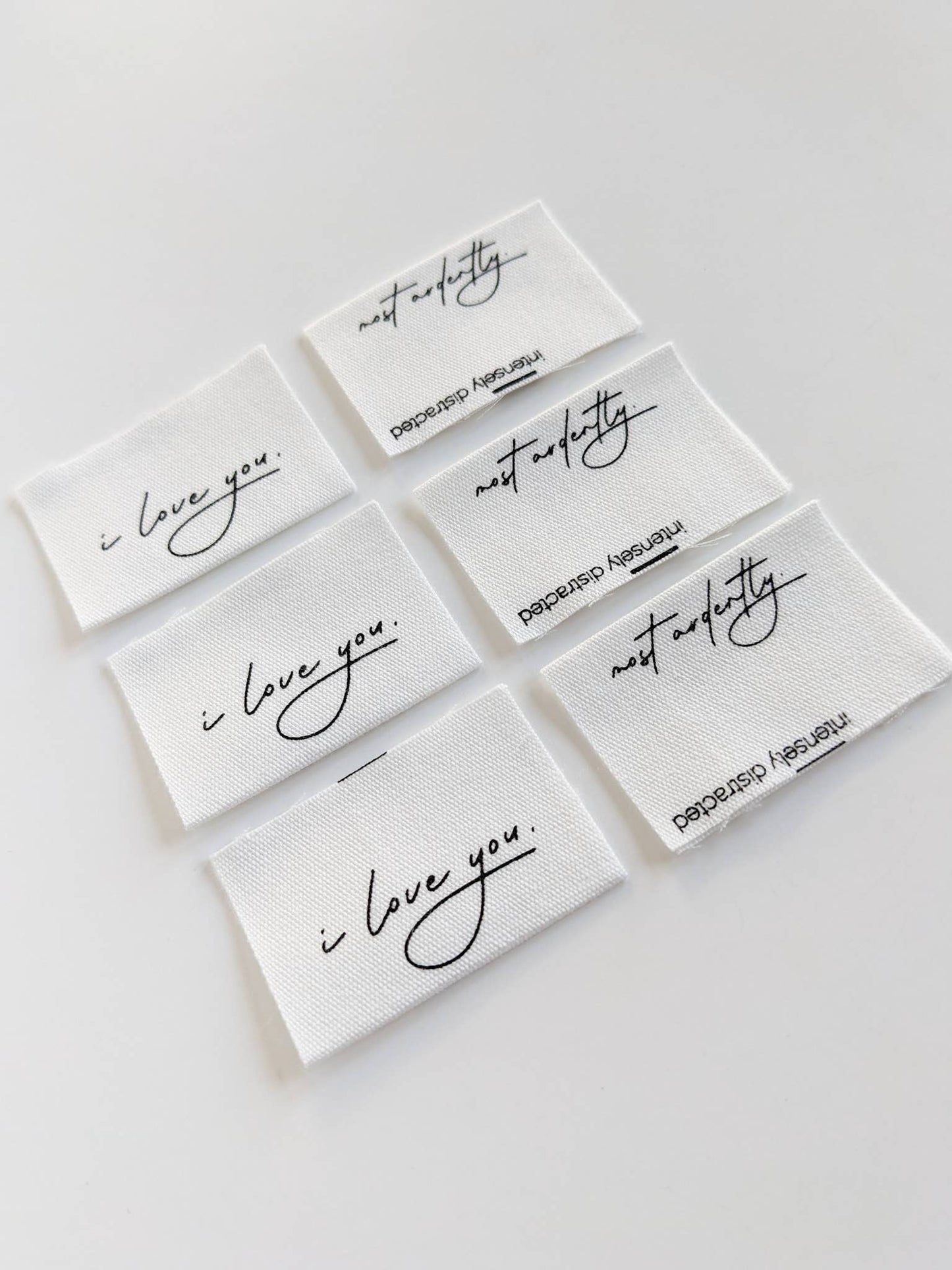 I Love You. Most Ardently. | Cotton Luxe Labels