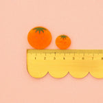 Orange Heirloom Tomato Small 5/8" Buttons