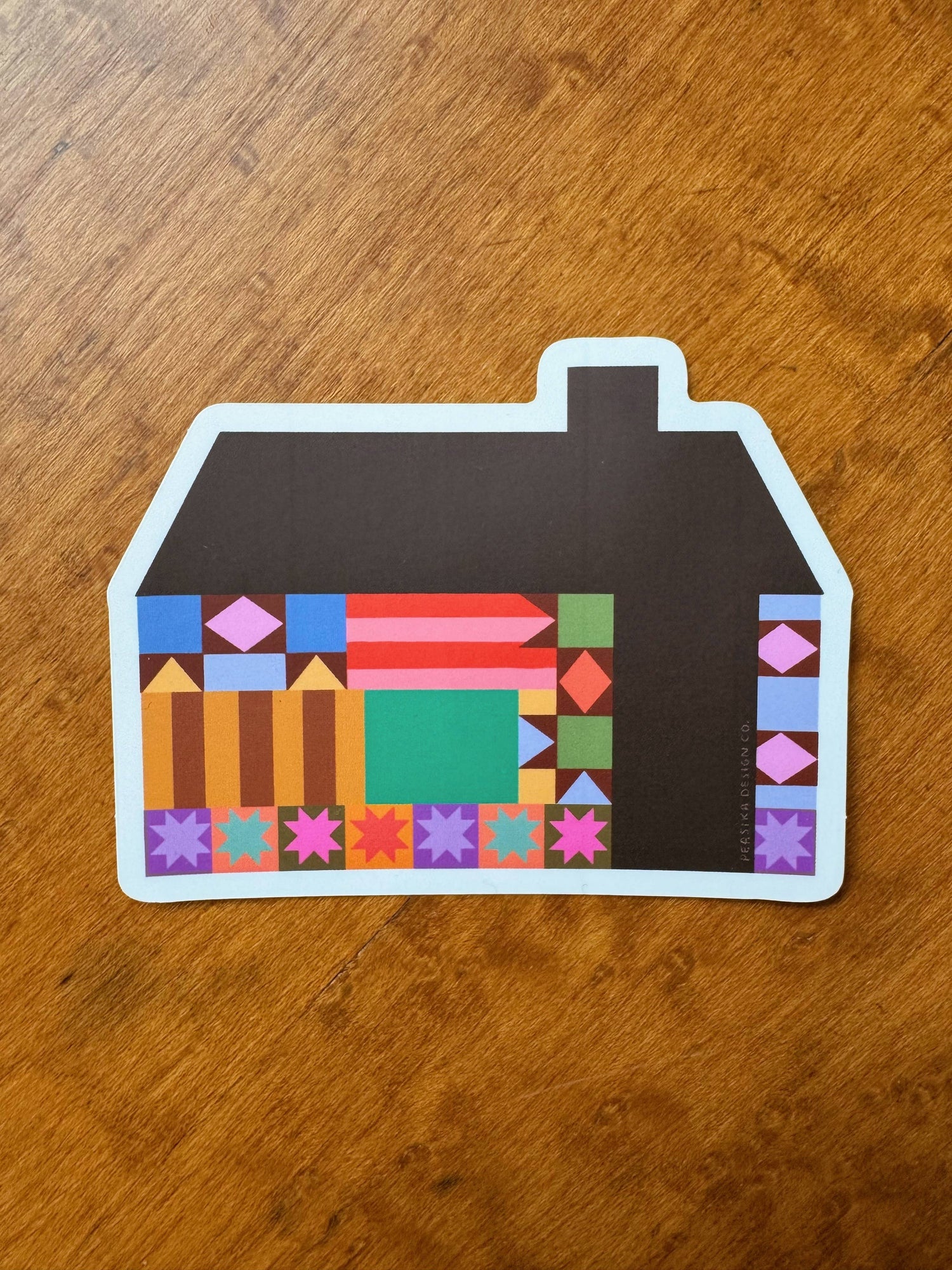 Quilt House Sticker