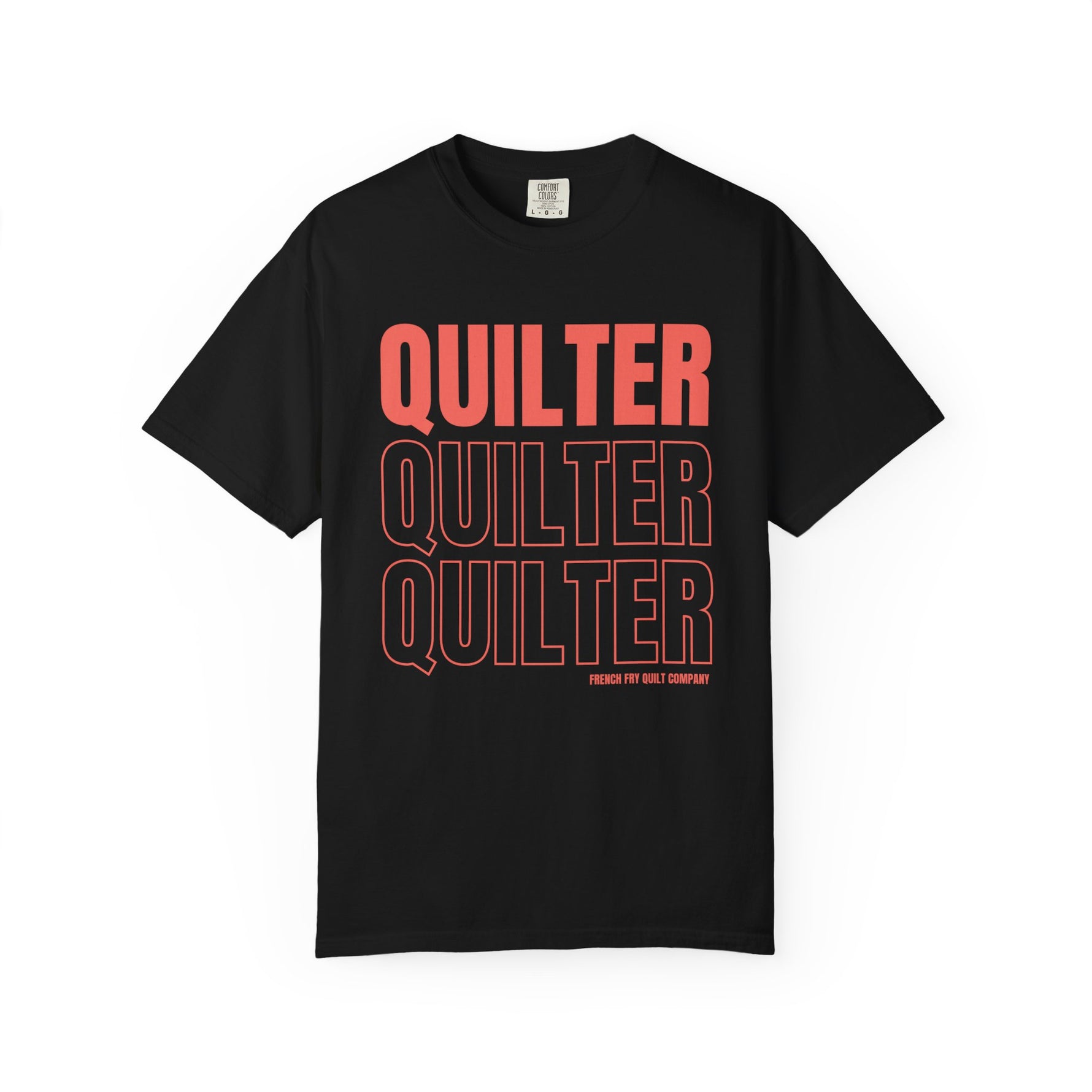 Dark Quilter Soft-Washed T-shirt Black