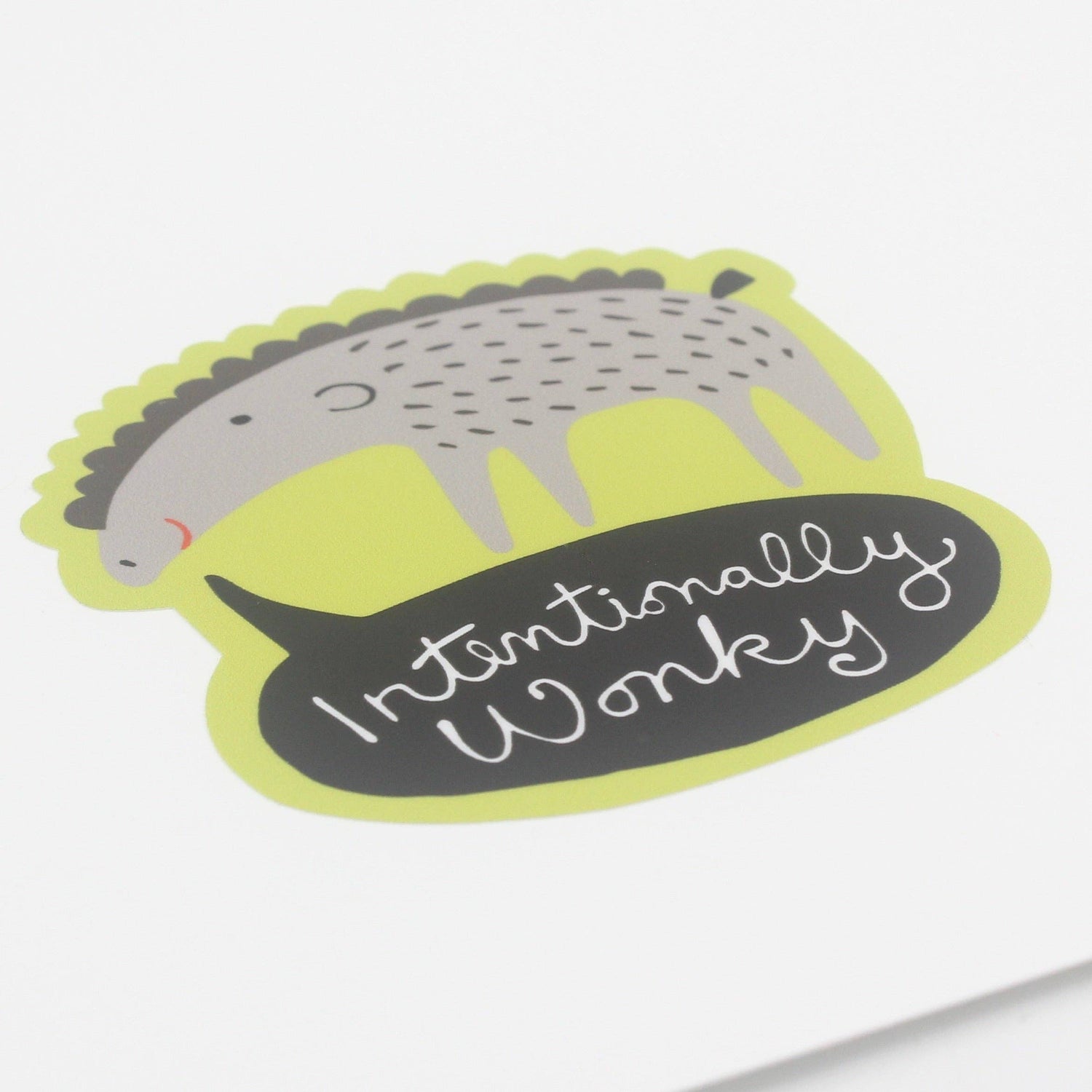 Intentionally Wonky Sticker | Fish Museum