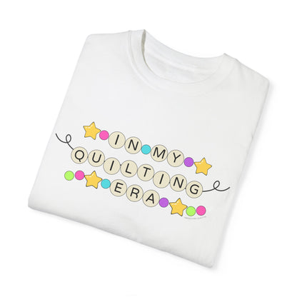 "In My Quilting Era" Unisex Garment-Dyed T-shirt