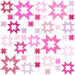 Star Splatter Quilt Pattern Printed