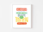 Quilt Care - Art Print
