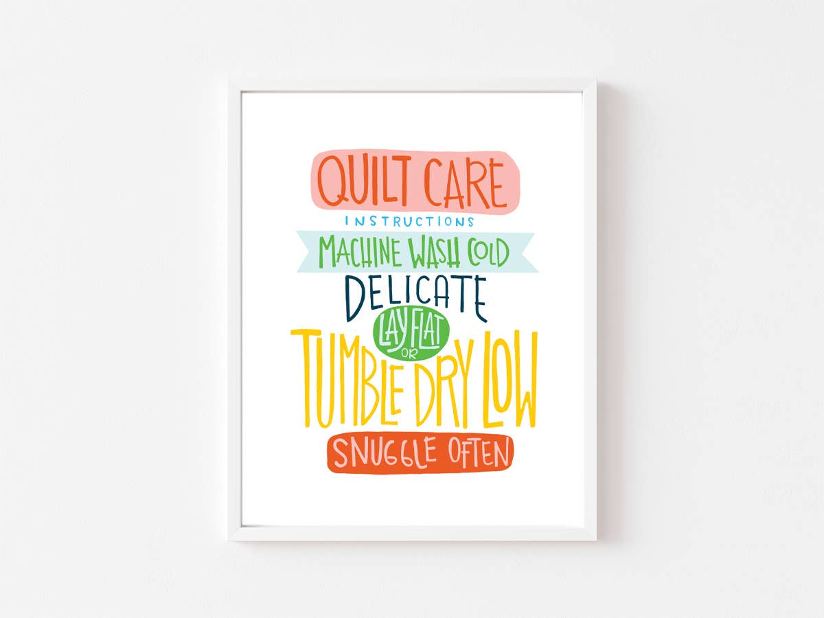 Quilt Care - Art Print