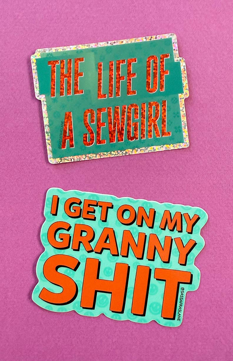 Granny Shit Sticker