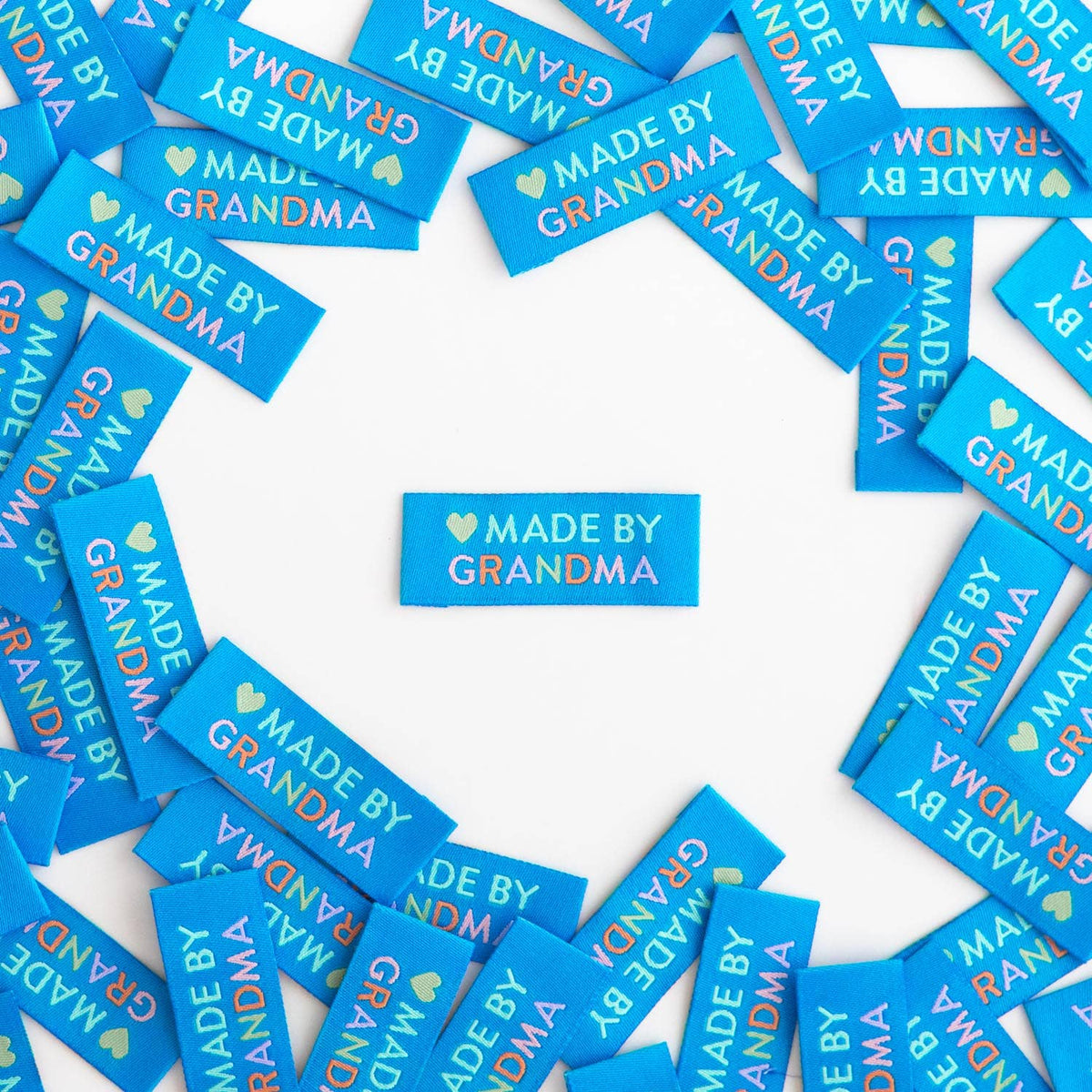 Made by Grandma - Sewing Woven Clothing Label Tags