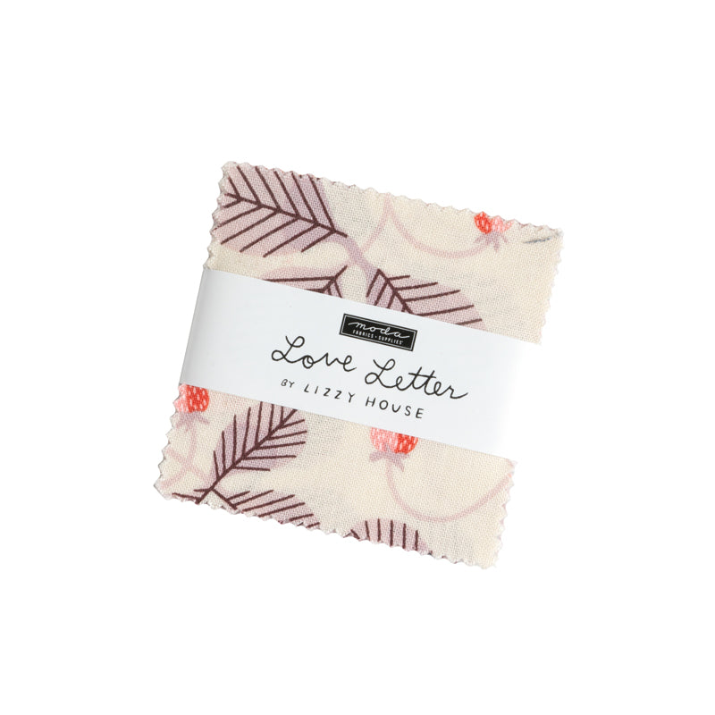 Love Letter || 42pc Mini Charm Pack || Cotton Quilting Fabric