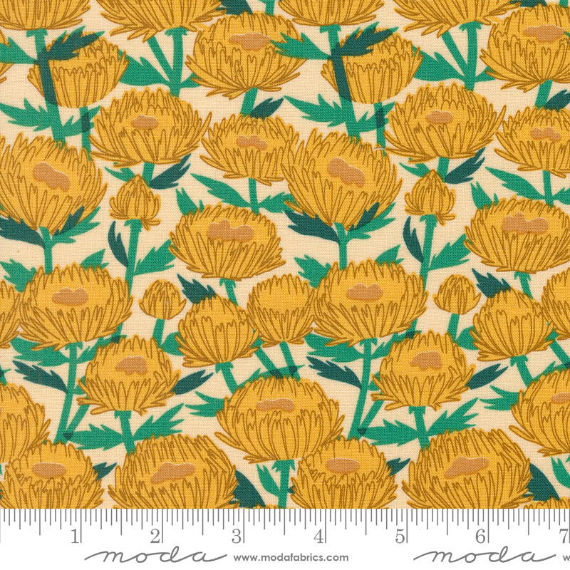 Love Letter || November Florals Sand || Cotton Quilting Fabric