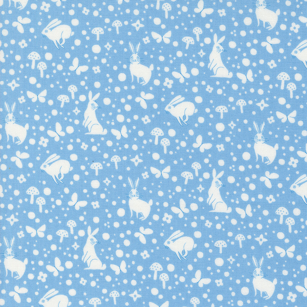 Love Letter || Wonder Dot Blue Skies || Cotton Quilting Fabric