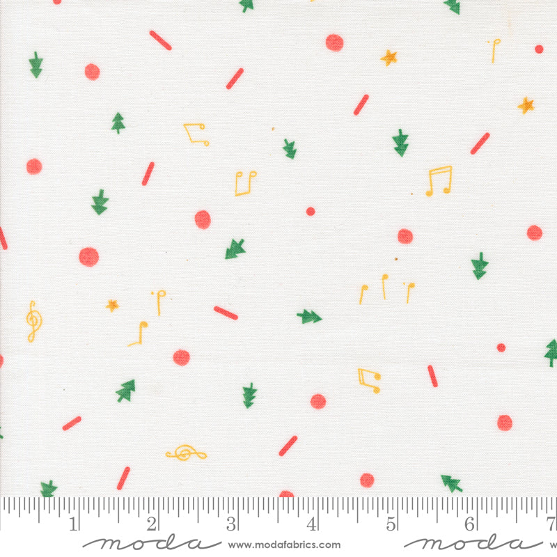 Tiny Christmas || Christmas Cookie Snow || Cotton Quilting Fabric