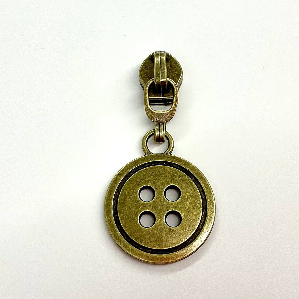 Button Zipper Pulls: Rainbow / 5 pk