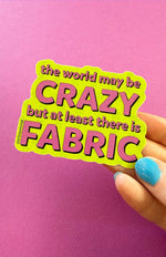 Crazy World Sticker