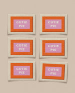 Cutie Pie Large Garment Labels: Set of 6