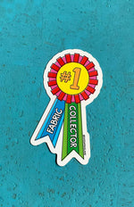 Fabric Collector Award Sticker