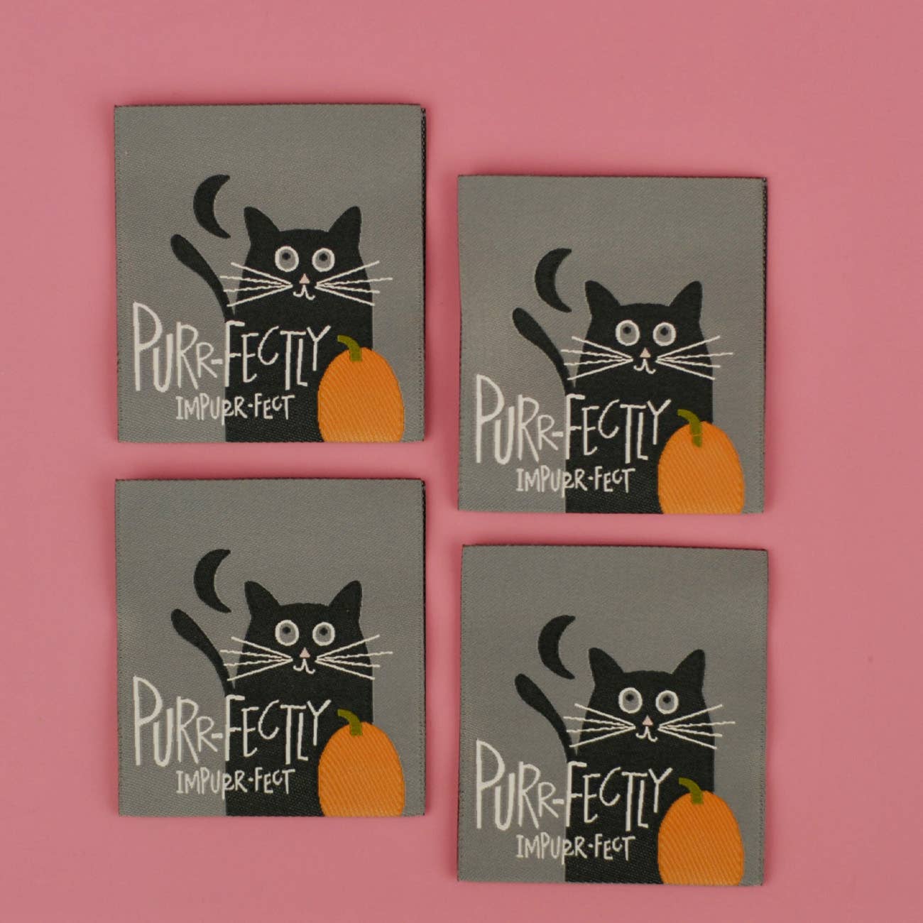 Purrfectly Impurrfect - 4 Designer Sewing Labels