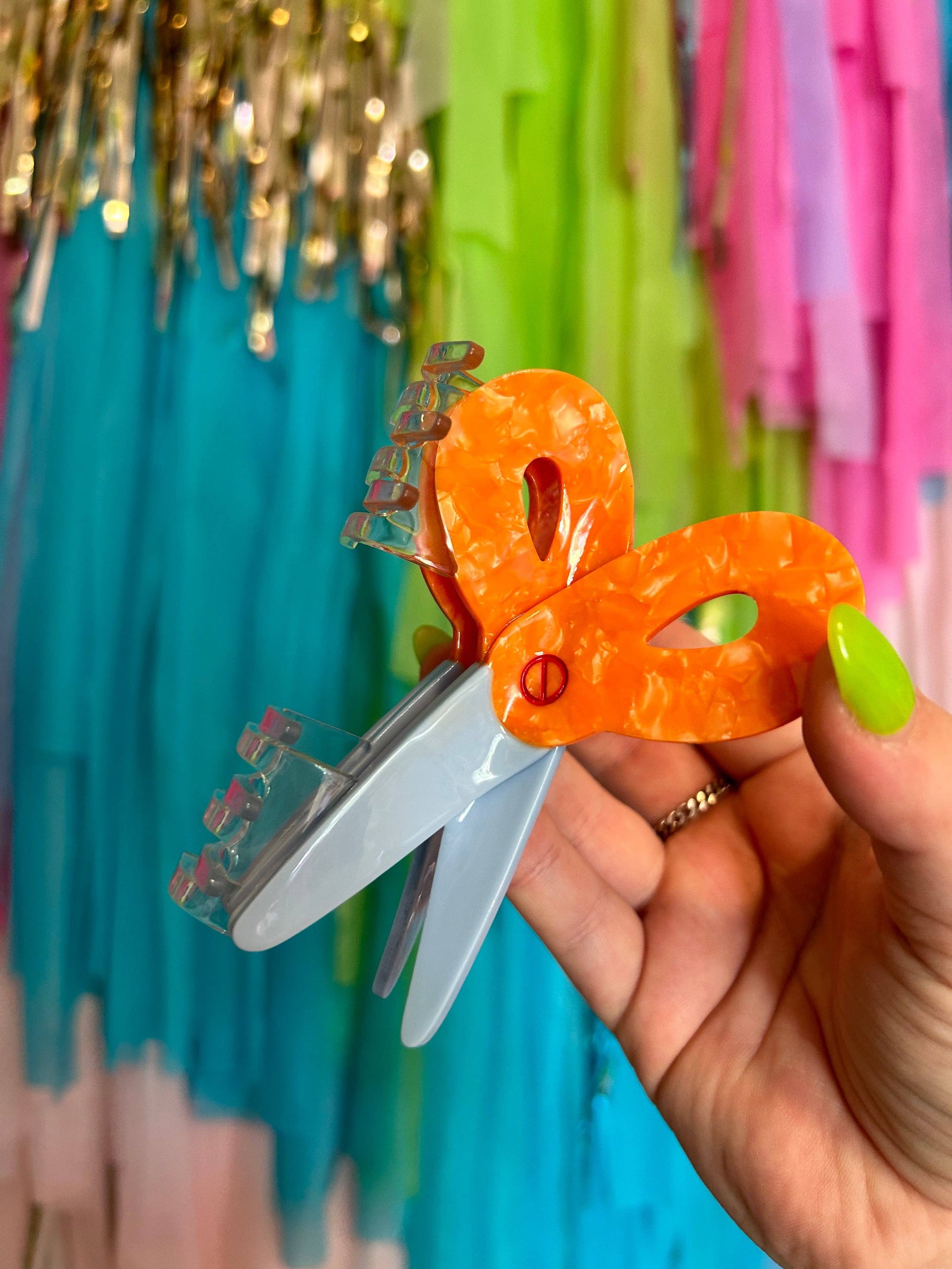 Scissors Hair Claw: Small