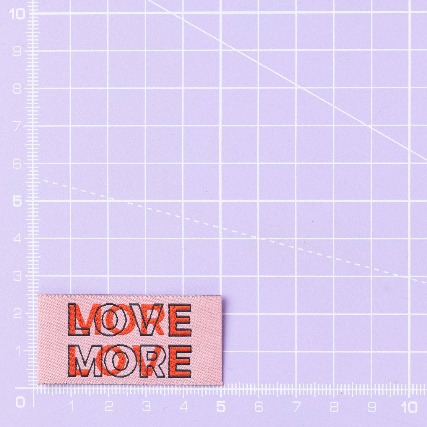 MORE LOVE || Pack of 6 sewing labels