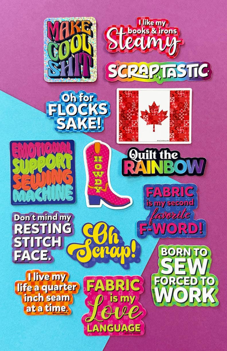 Glitter Make Cool Sh!t Sticker