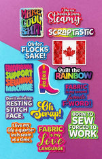 Quilt the Rainbow Sticker