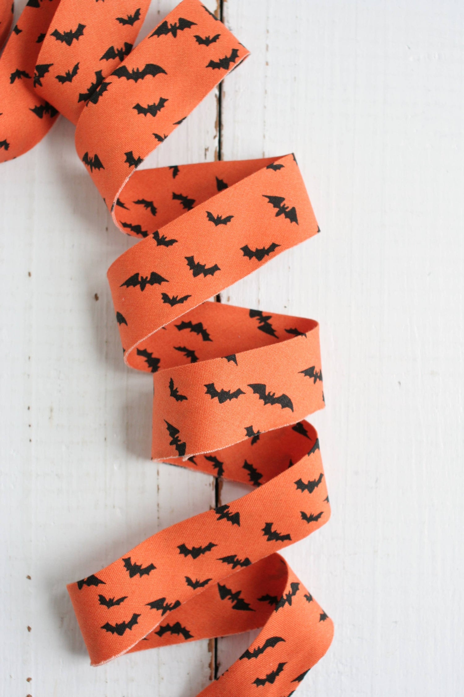 2.5" Bias Quilt Binding, Halloween Bats: Prepacked || 8 Yards