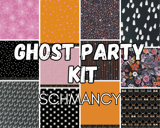 Ghost Party Schmancy Quilt Kit