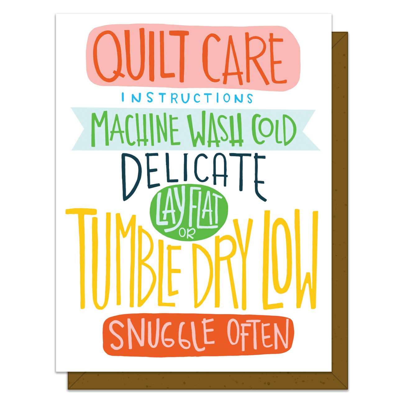 Quilty Instructions - Gift Card