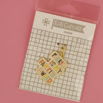 Fabric FWord - Enamel Charm