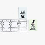 My Cat "Helped" Me Make This Woven Labels | 6 labels