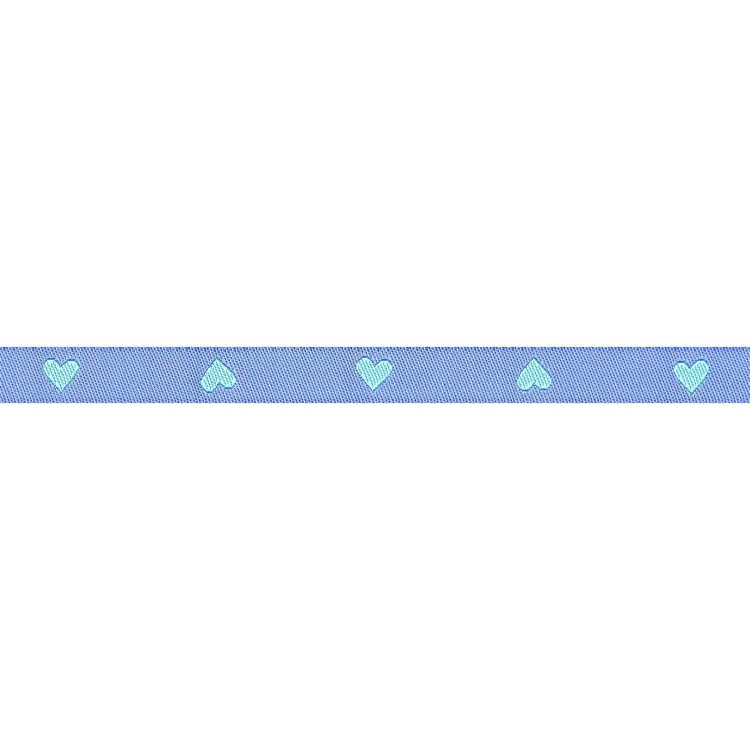 Hearts and Sparks - Hearts in Turquoise - 3/8" width - by Melody Miller - BTY