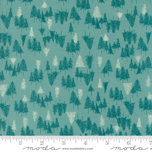 Cozy Wonderland || Tree Farm Frost || Cotton Quilting Fabric