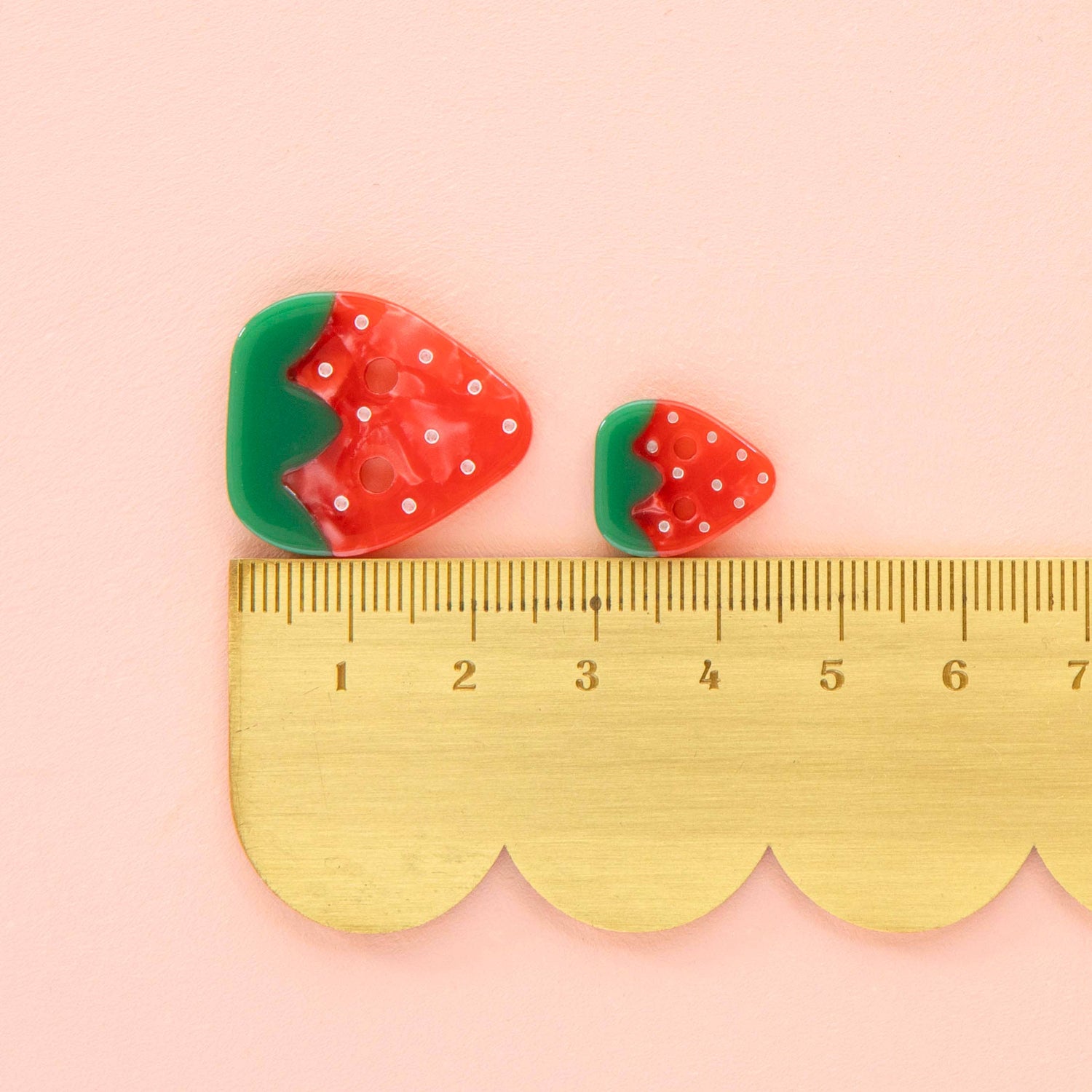 Strawberry Small 5/8" Buttons
