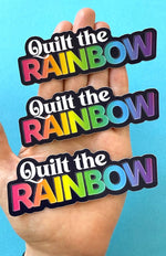Quilt the Rainbow Sticker