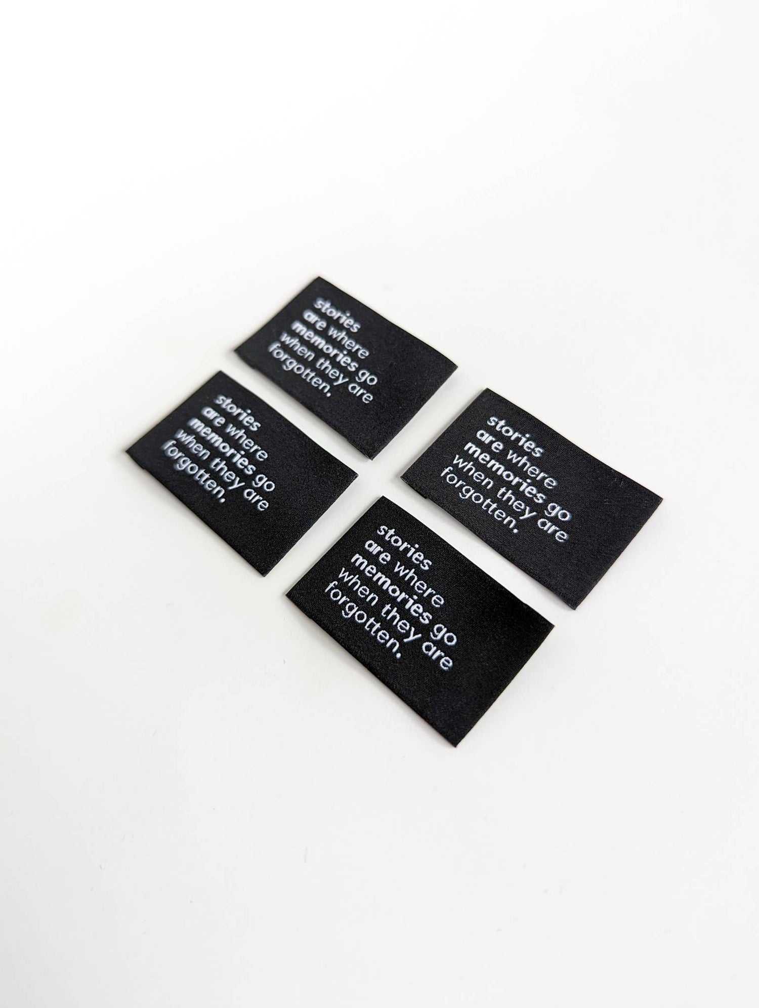 Stories Are Memories | Woven Luxe Labels