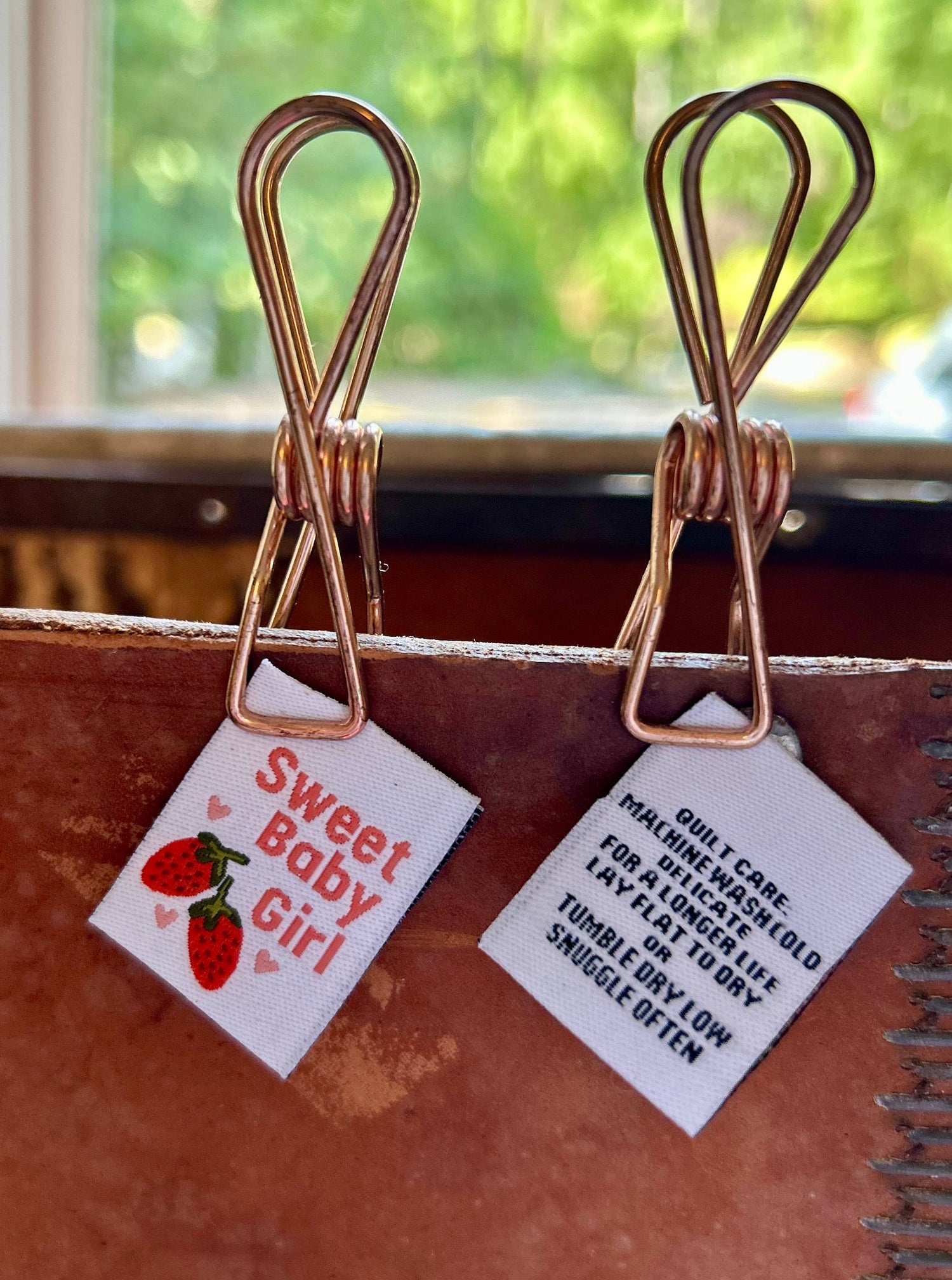 Sweet Baby Girl - Designer Sewing Labels