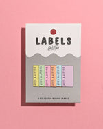 Quality Shit Woven Labels (Pastel) | 6 labels