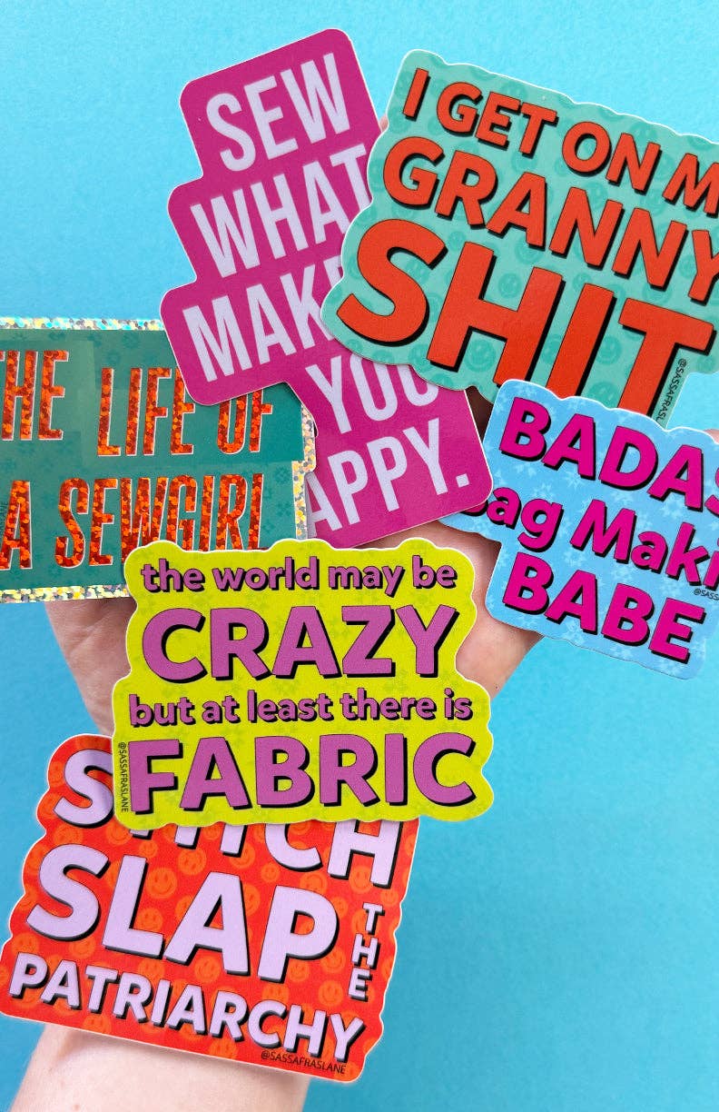 Crazy World Sticker
